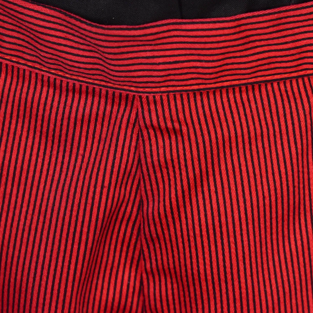 1950s Red & Black High Waisted Shorts