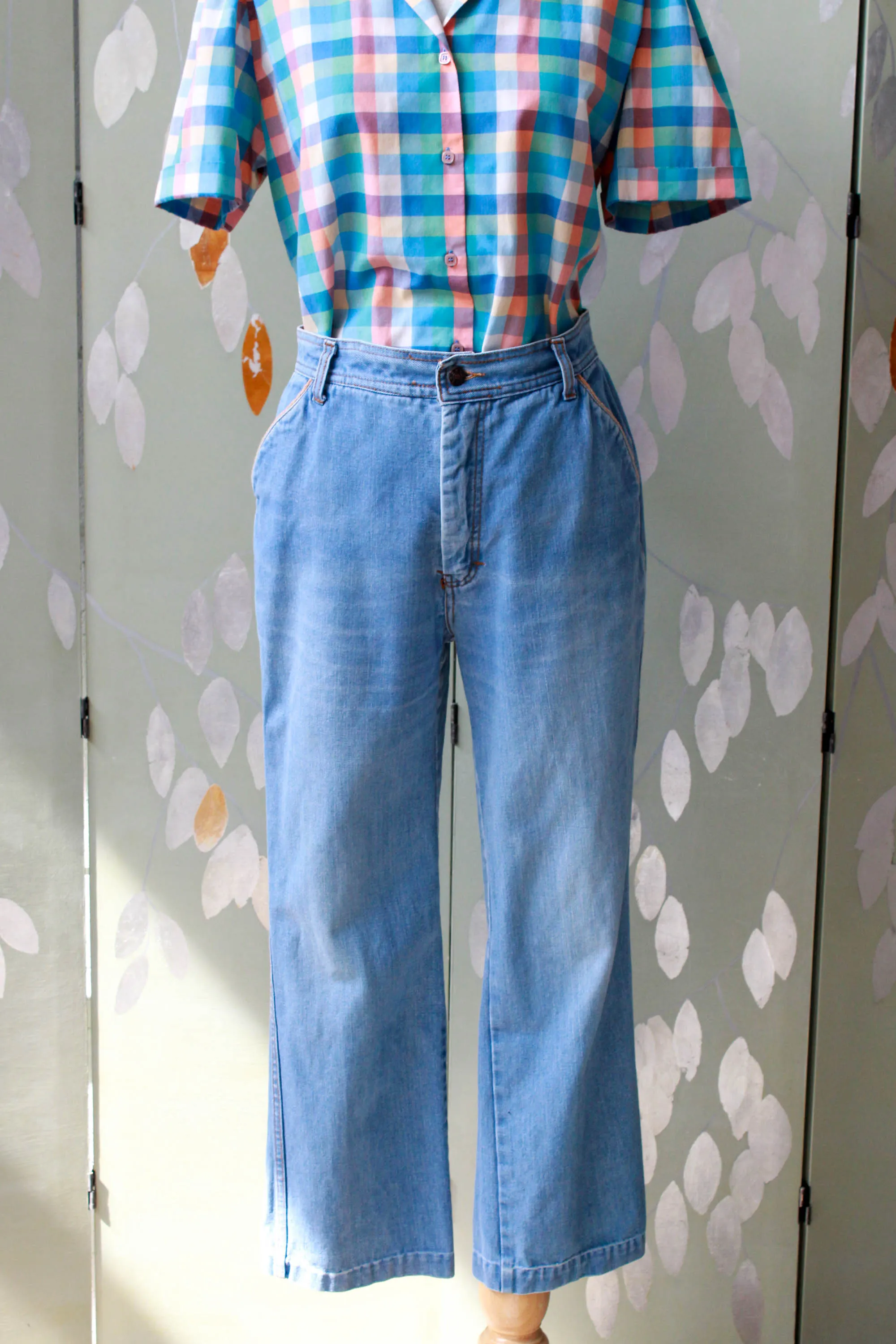 1970s Blue Jeans by K-Mart, 30" Waist