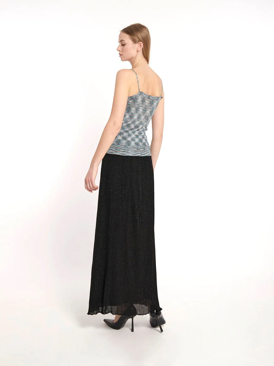 1990s Missoni lurex top with straps