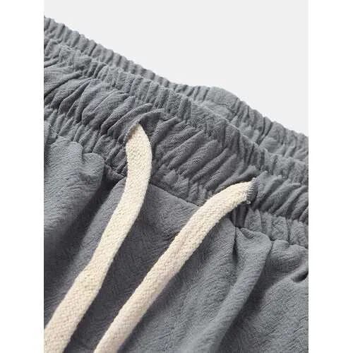 95% Cotton Linen Ethnic Shorts