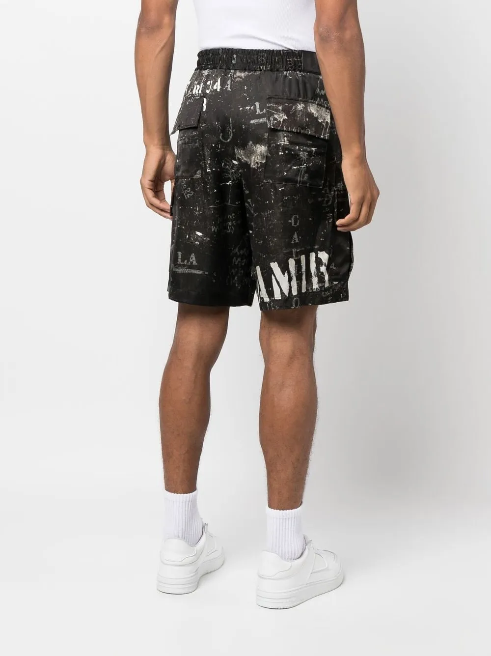 Abstract-Prints Bermuda Shorts