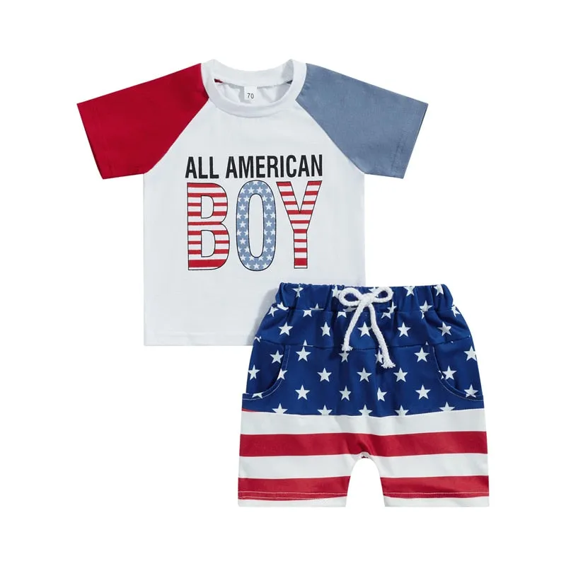 ALL AMERICAN BOY 4th of July Outfit