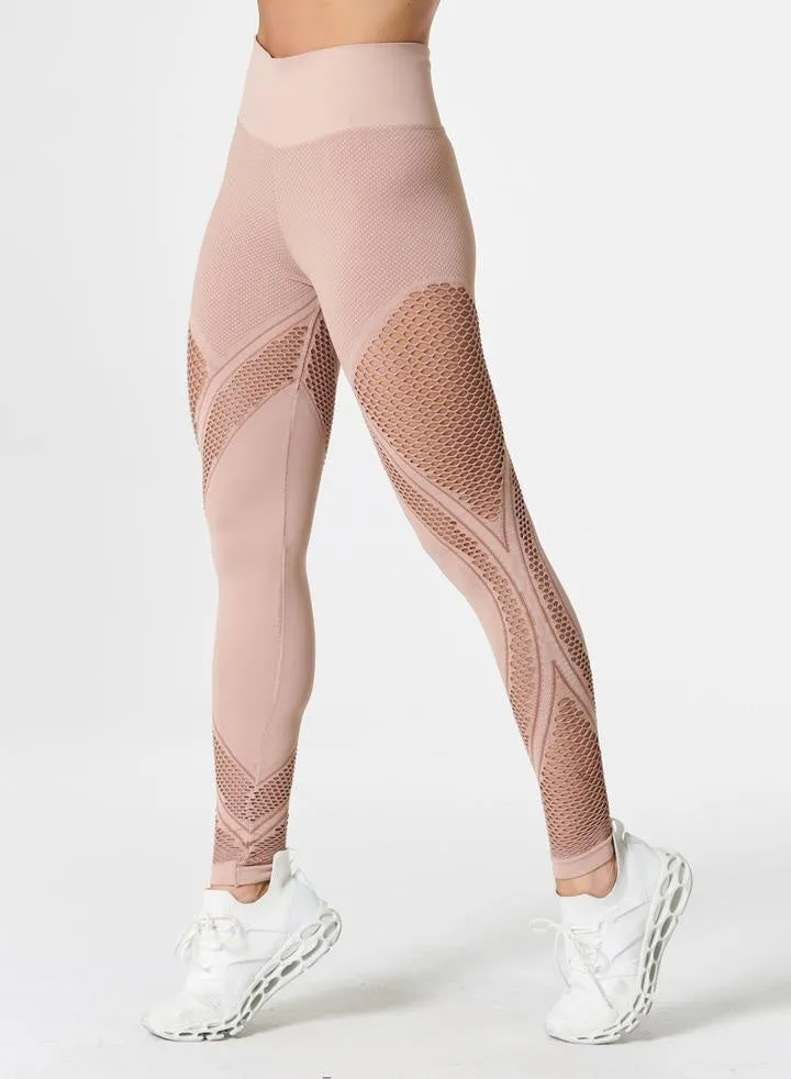 All Net Legging -Desert Rose