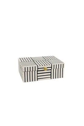 Alternating Stripe Resin Box