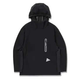 And Wander Cool Touch Pocket Hoodie Black