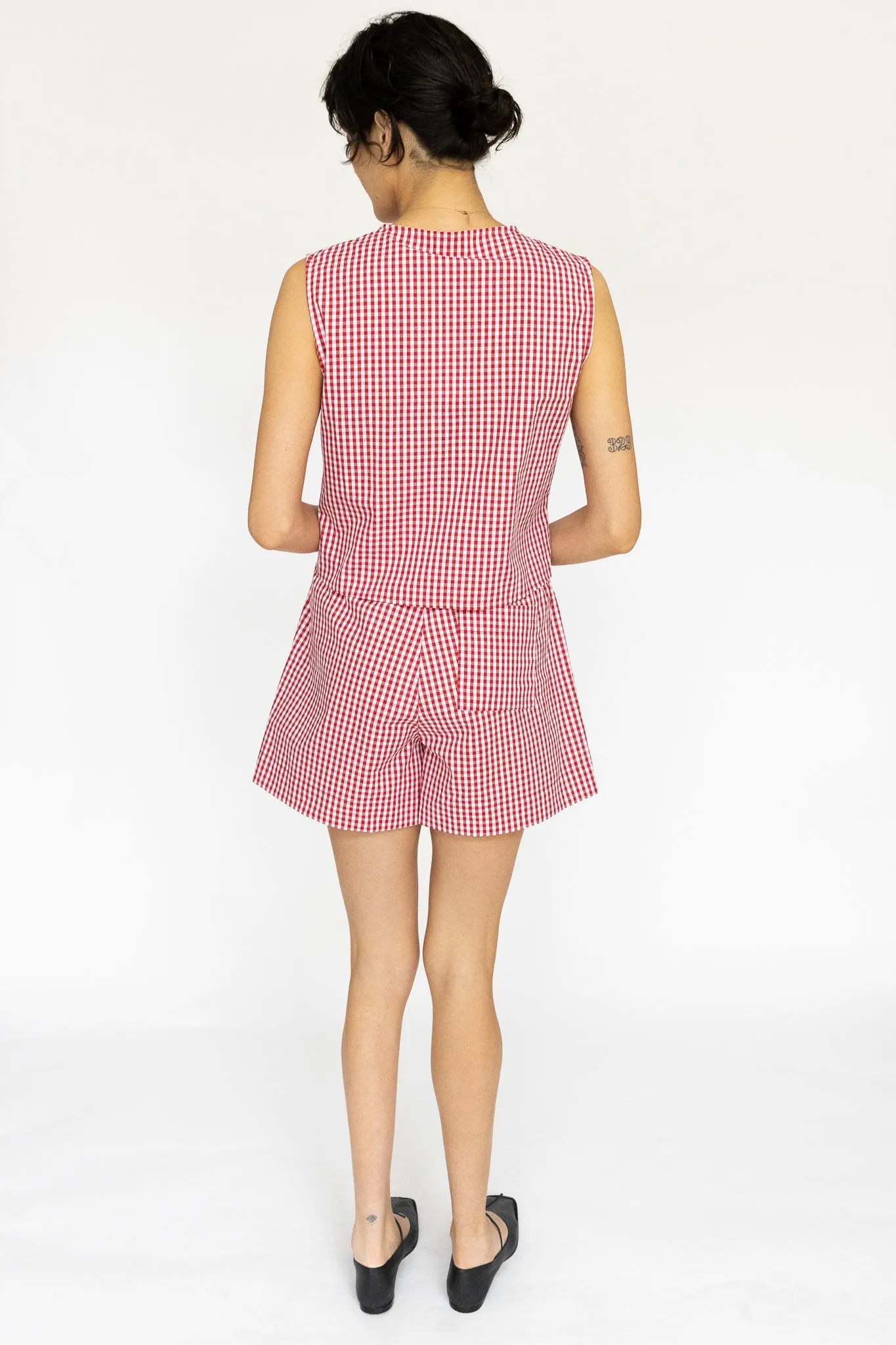 Annie Tie Top | Gingham