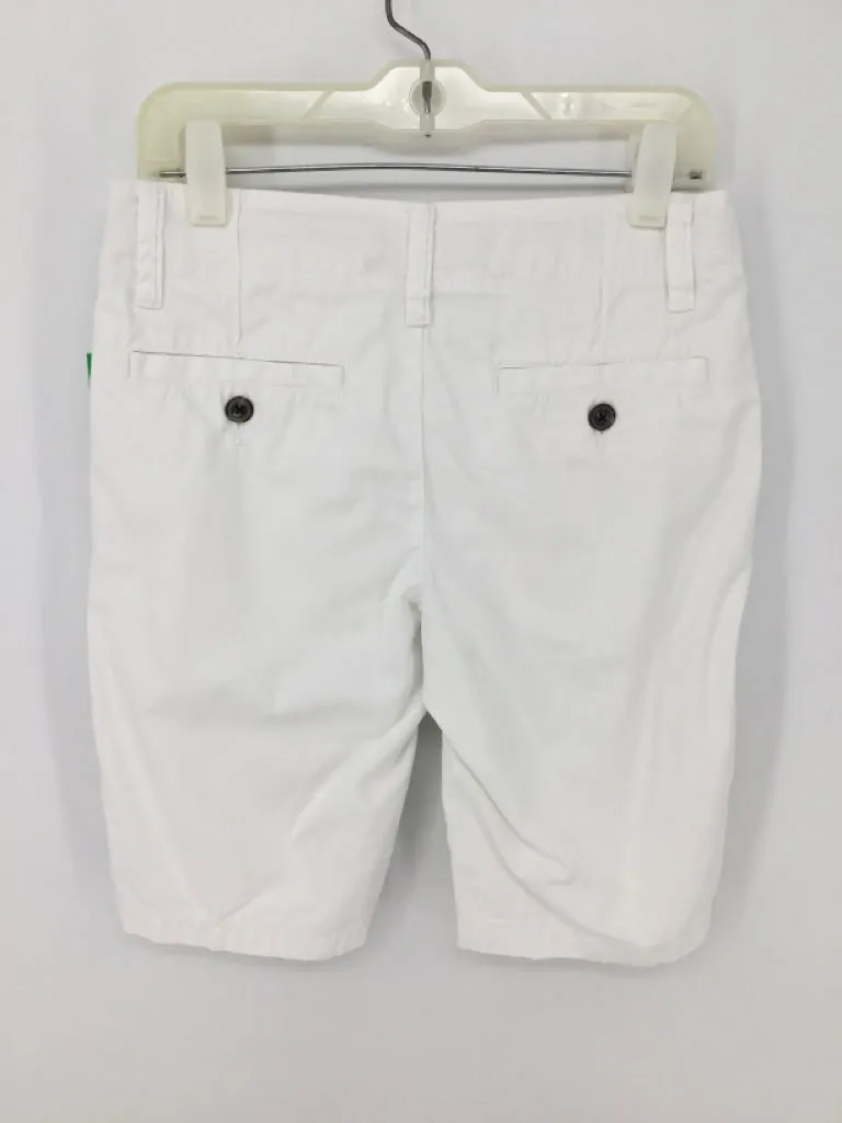 Arizona Child Size 12 White Solid Shorts - boys