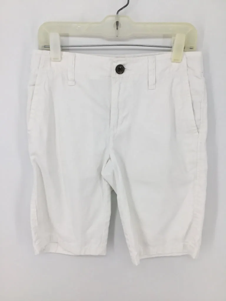 Arizona Child Size 12 White Solid Shorts - boys