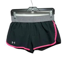 Athletic Shorts By Under Armour In Black & Grey, Size: S