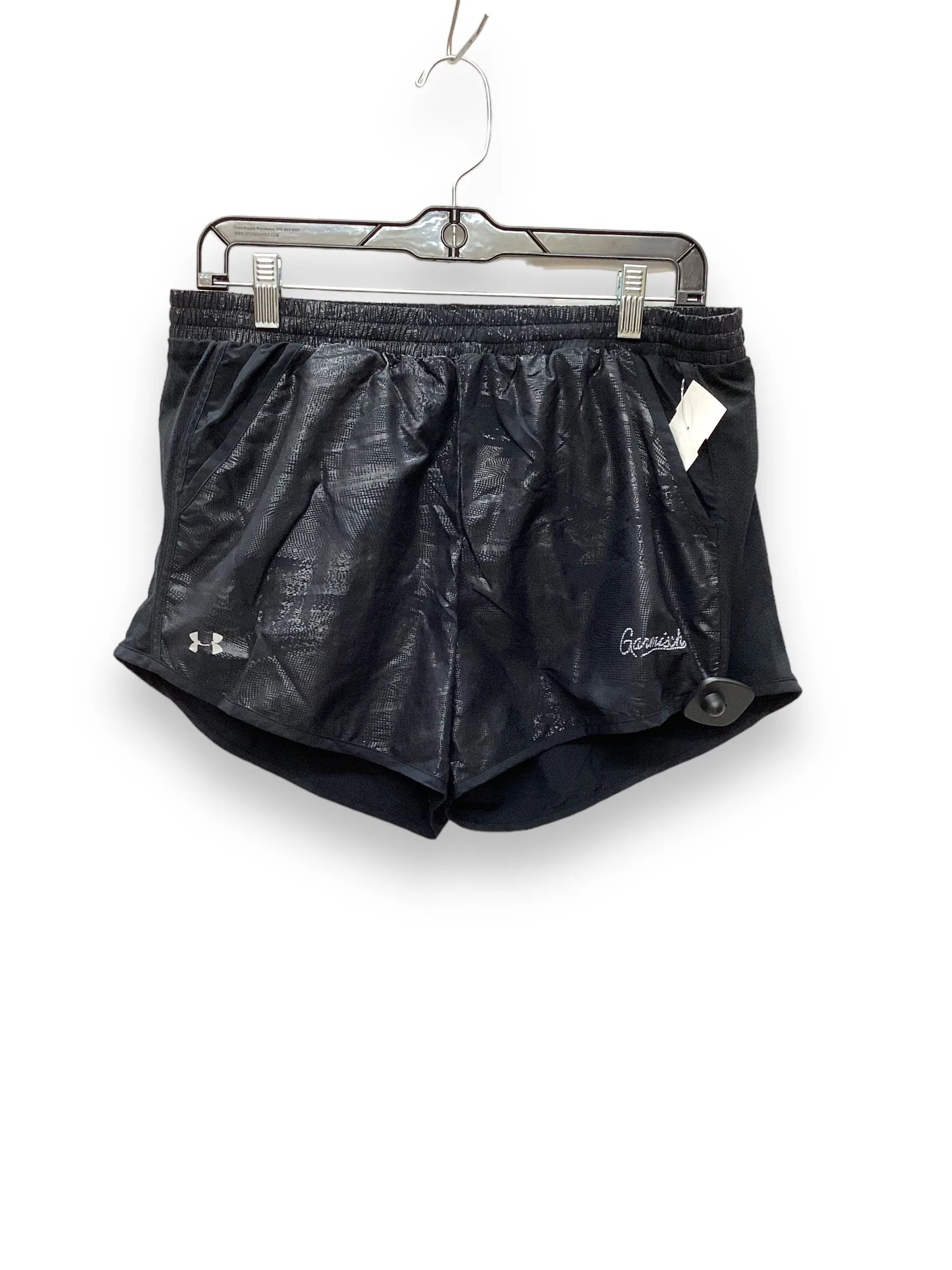 Athletic Shorts By Under Armour In Black, Size: L