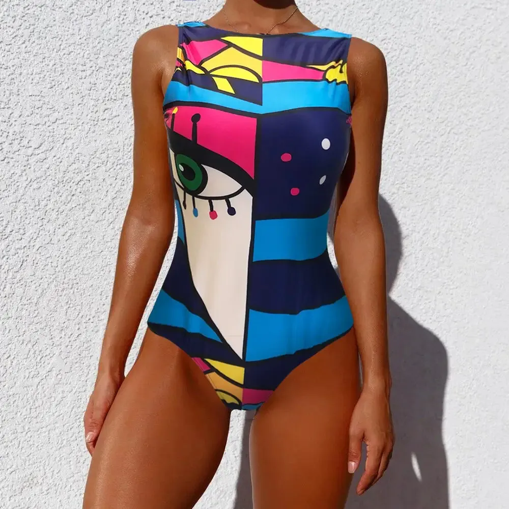 Bandage High Waist Swimsuit