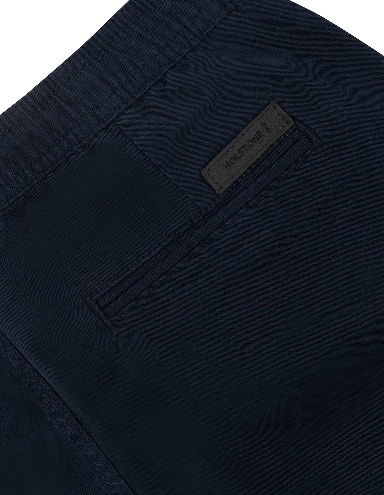 Bermuda Cargo de Gabardina Premium - Azul Marino