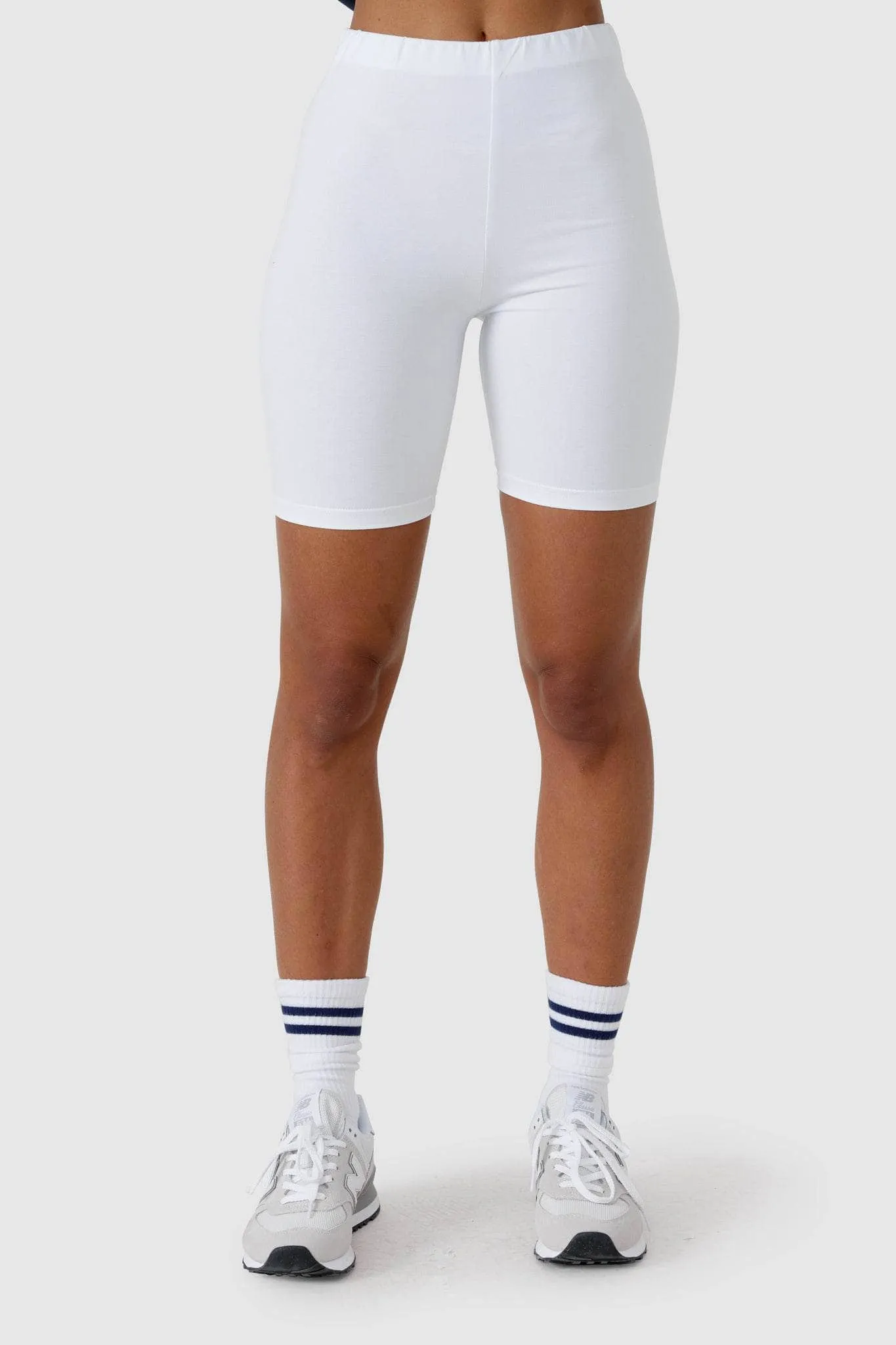 Bike Shorts White