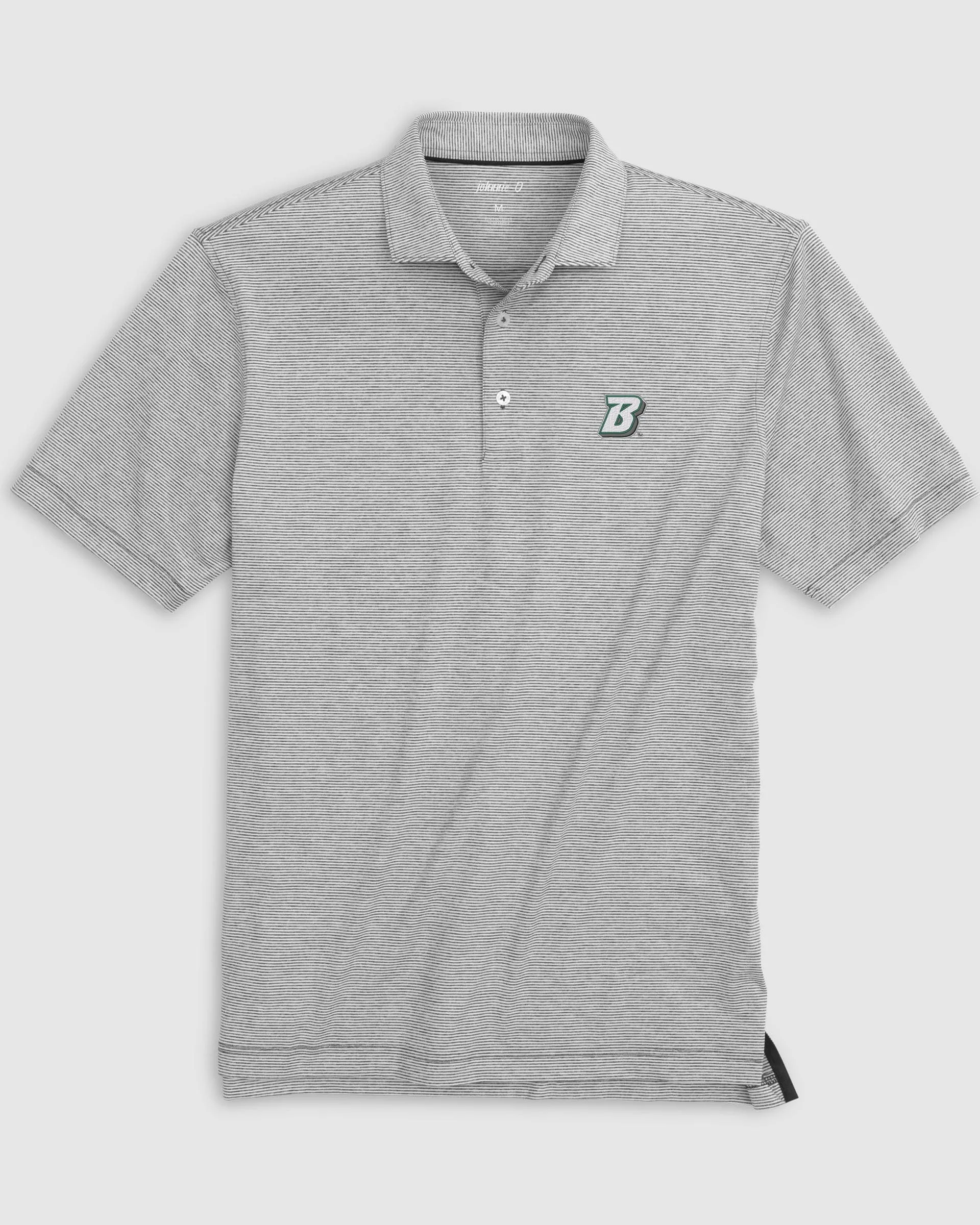 Binghamton Lyndonn Striped Jersey Performance Polo