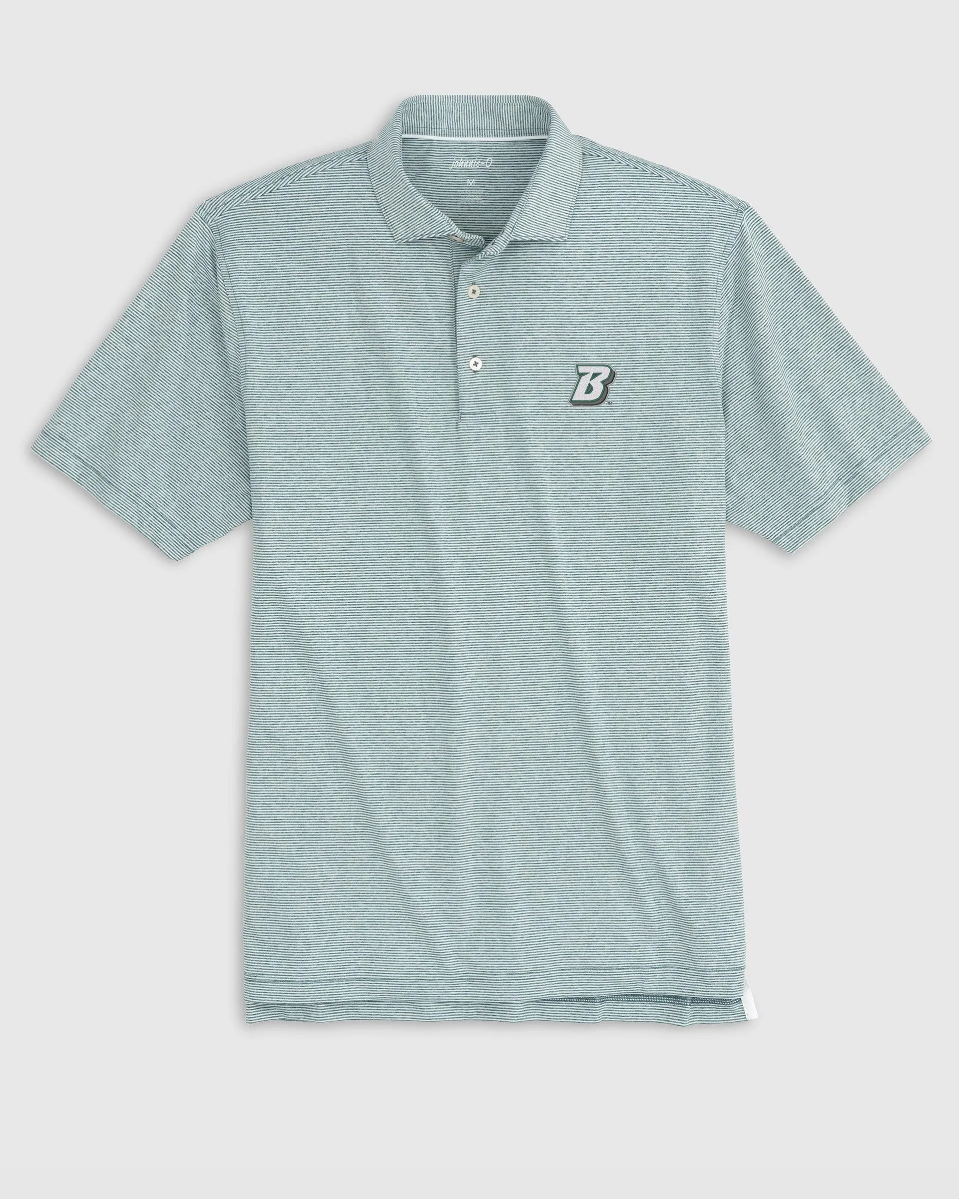 Binghamton Lyndonn Striped Jersey Performance Polo