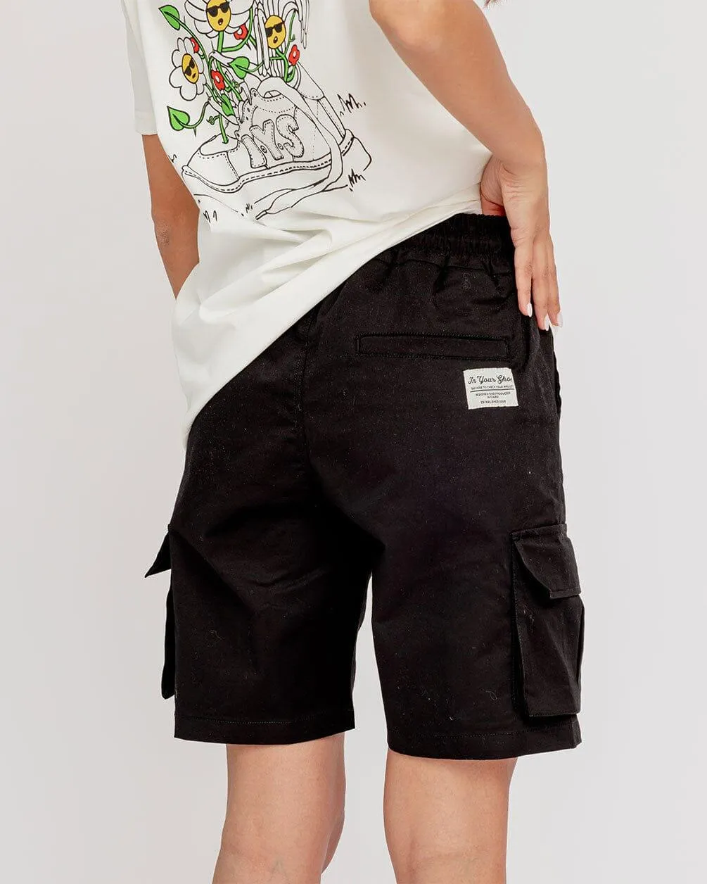 Black Cargo Short