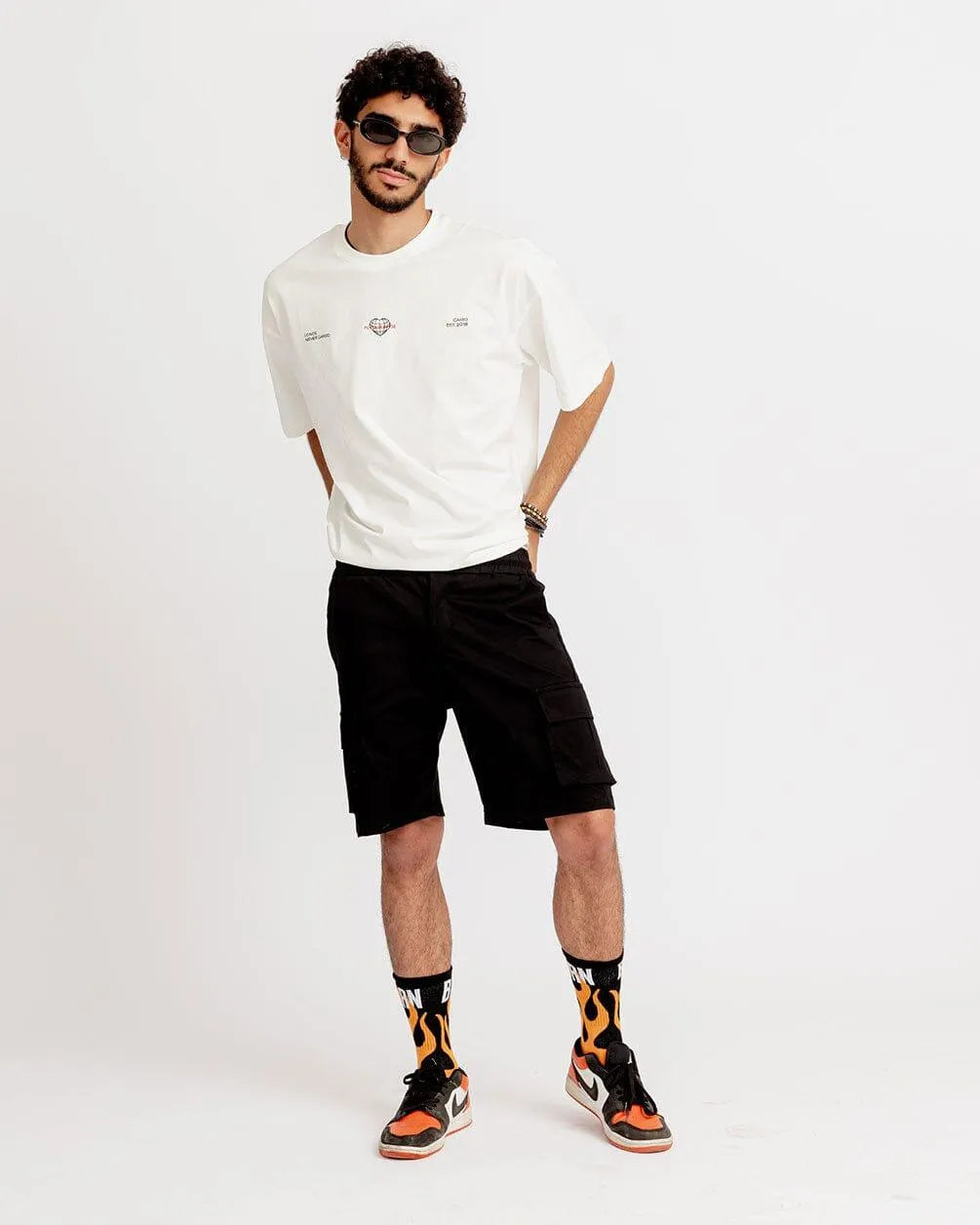 Black Cargo Short