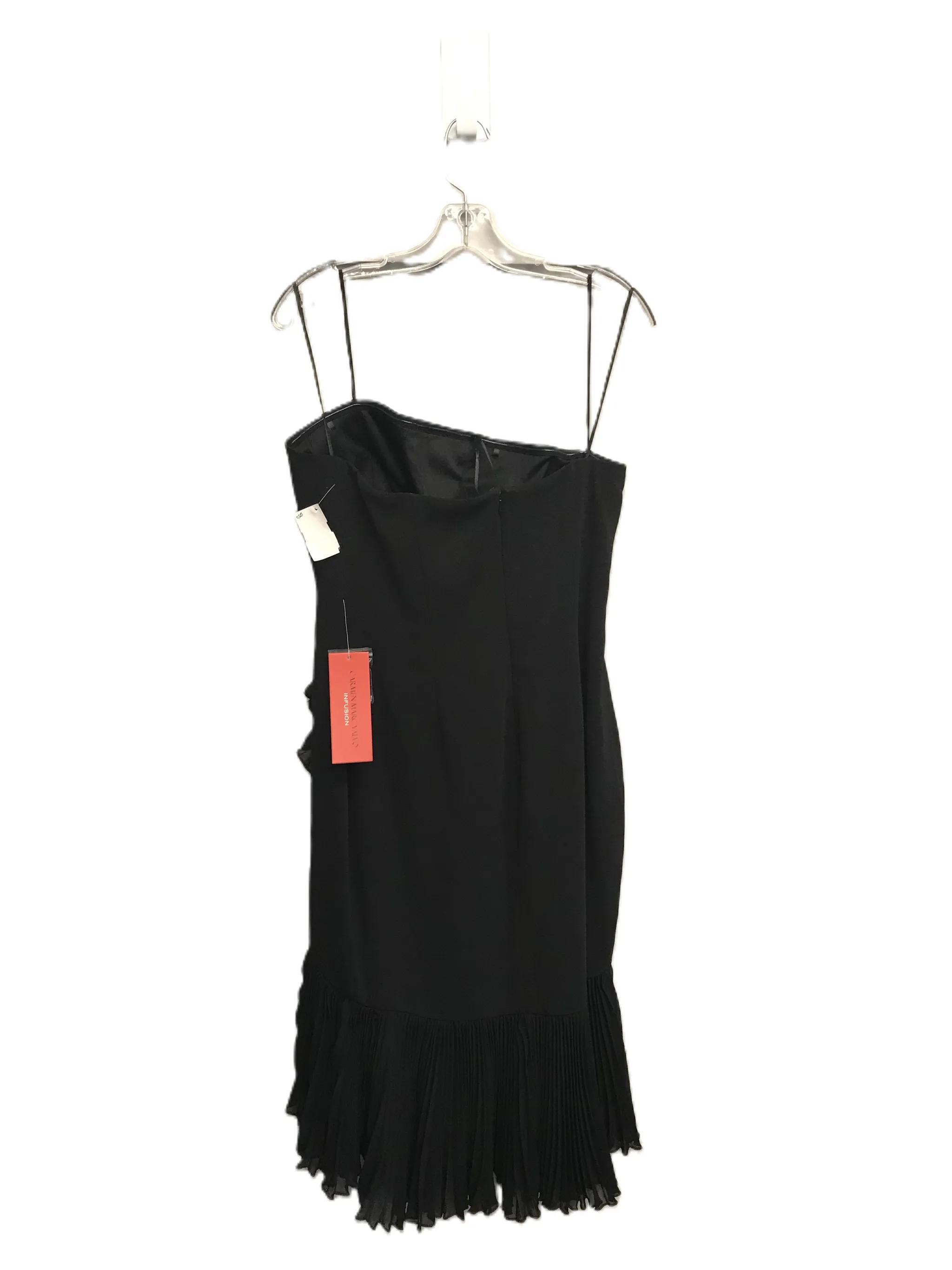 Black Dress Party Midi By Carmen By Carmen Marc Valvo, Size: M