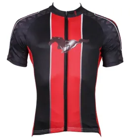 Black Red Short Sleeve Jersey