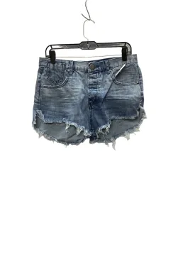 Blue Denim Shorts Clothes Mentor, Size 4