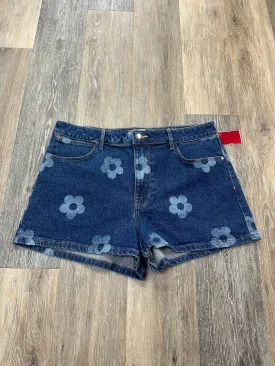 Blue Denim Shorts Wrangler, Size 12