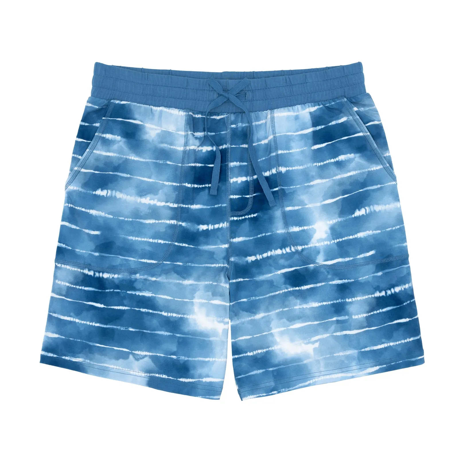 Blue Tie Dye Dreams Men's Pajama Shorts