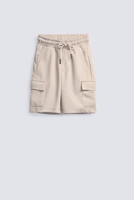 BOYS SPECIAL KNIT CARGO SHORTS