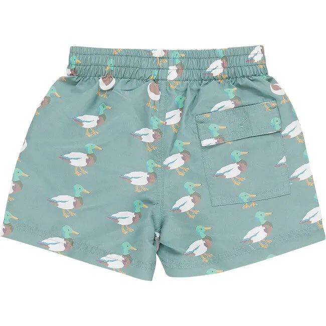 Boys Swim Trunk - Mallard