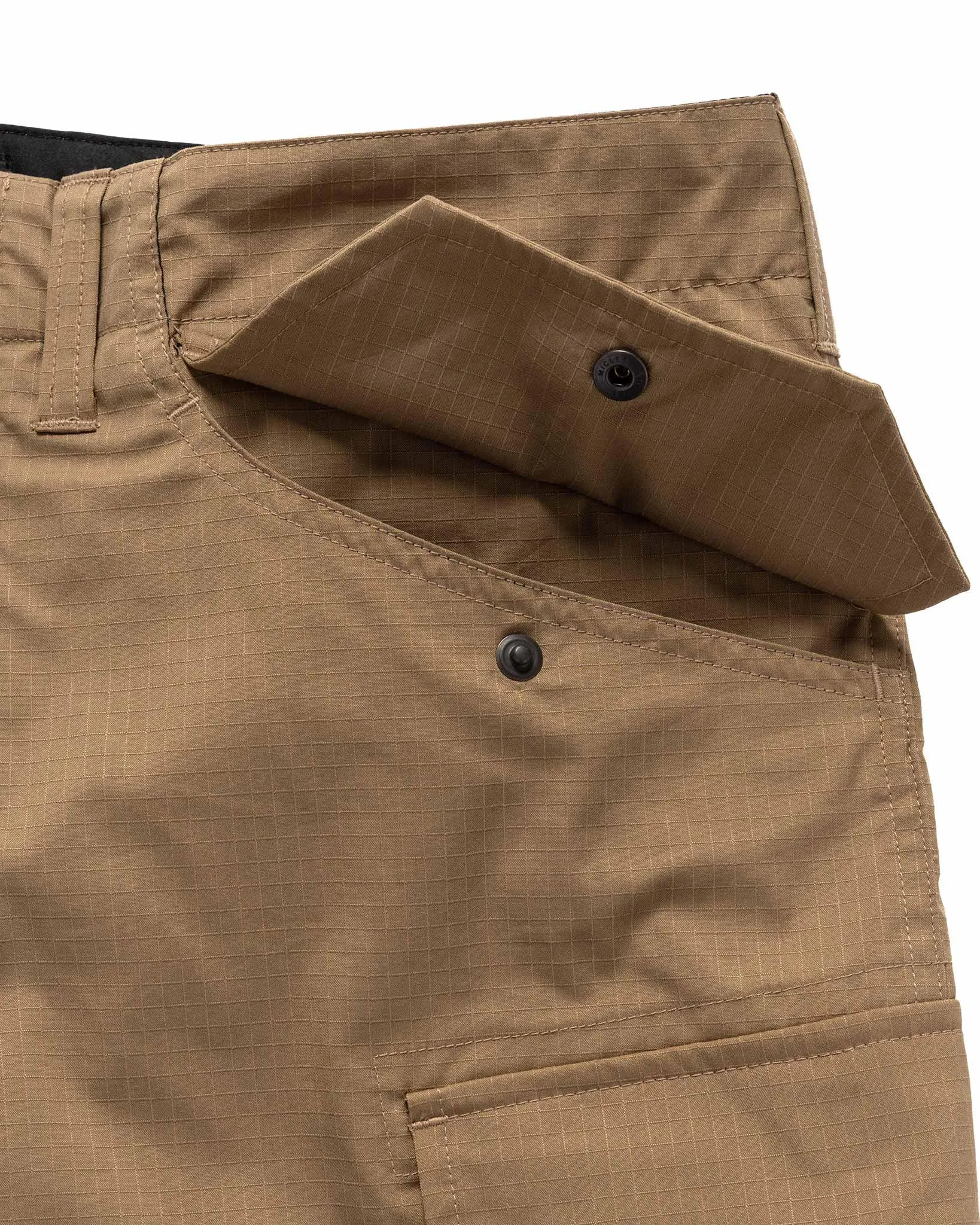 Brigade Short - Cotton Poly Ripstop Khaki