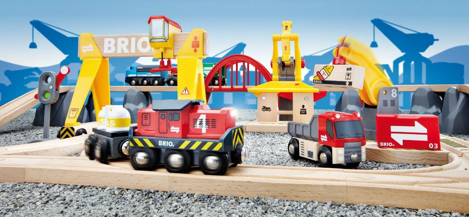 Brio - Cargo Railway Deluxe Train Set