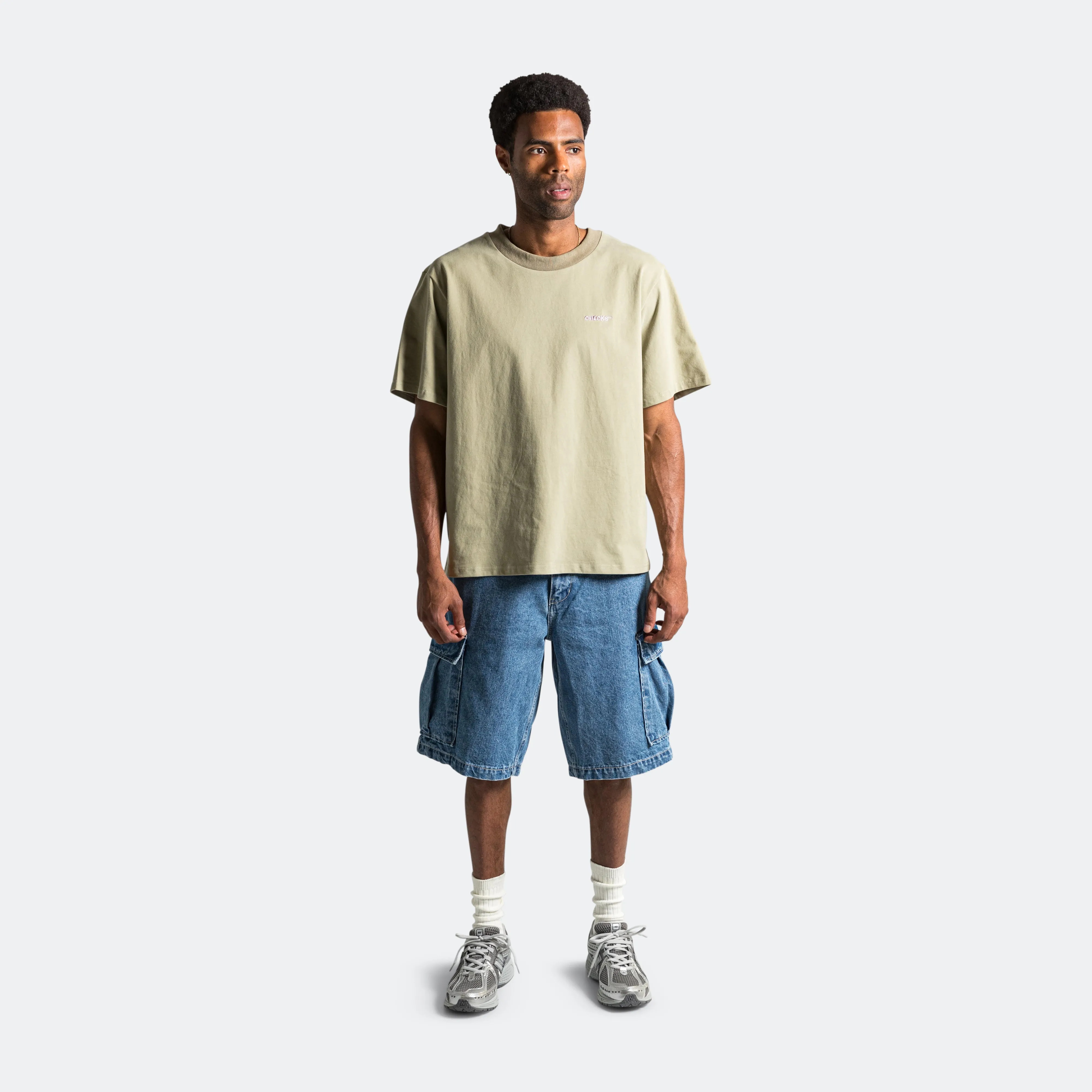 Cargo Jorts - Medium Wash