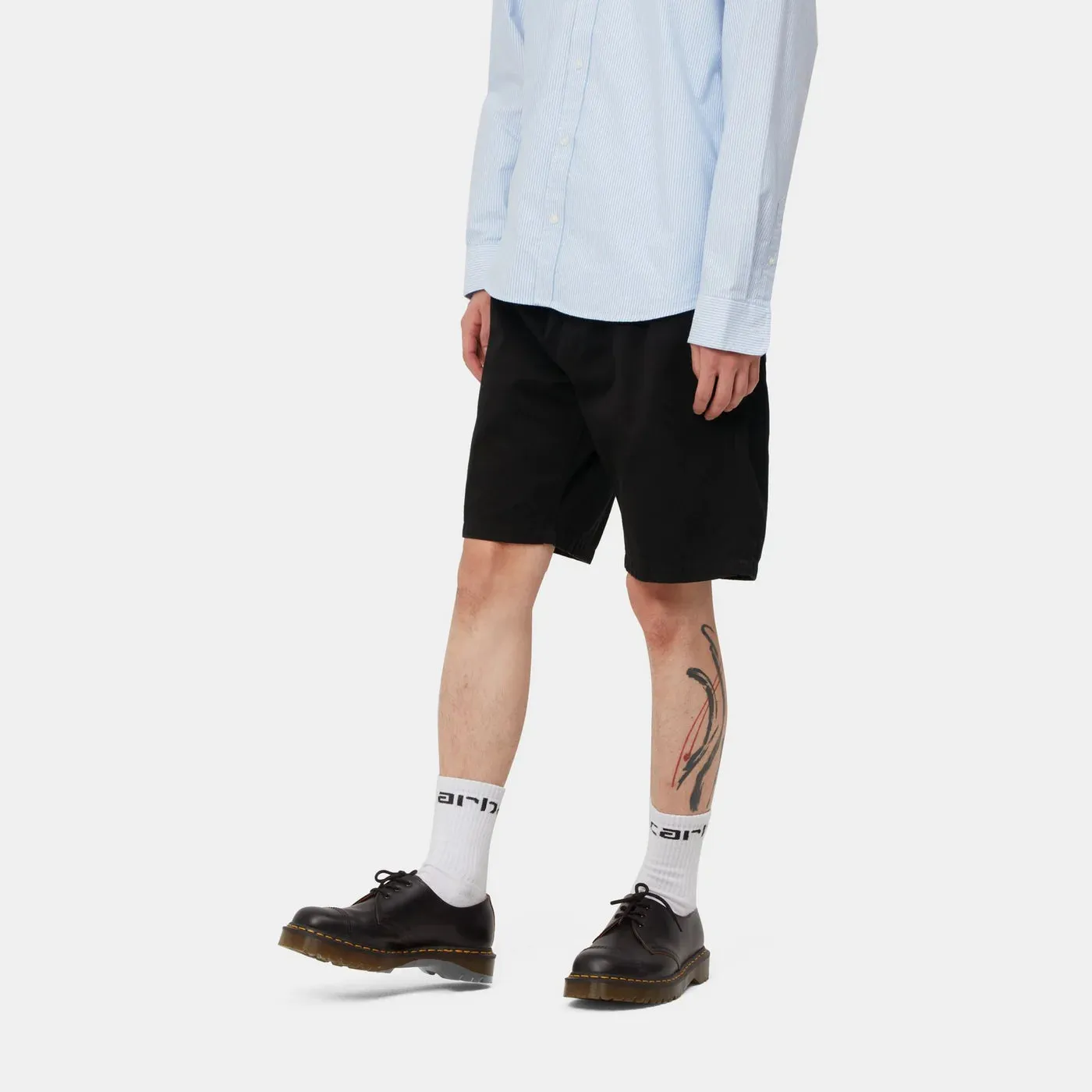 Carhartt Abbot Short Black Stone Washed