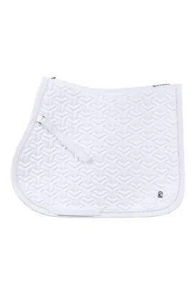 CAVALLO JULIET DRESSAGE SADDLE PAD-WHITE