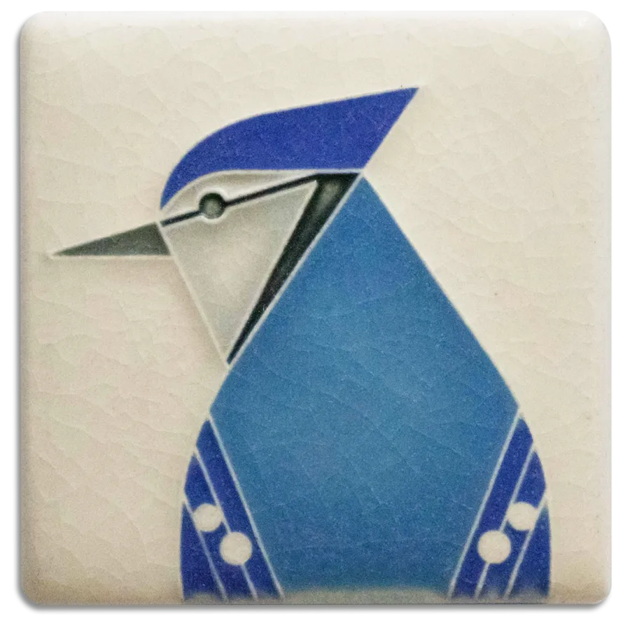 Charley Harper 3x3 Blue Jay Art Tile