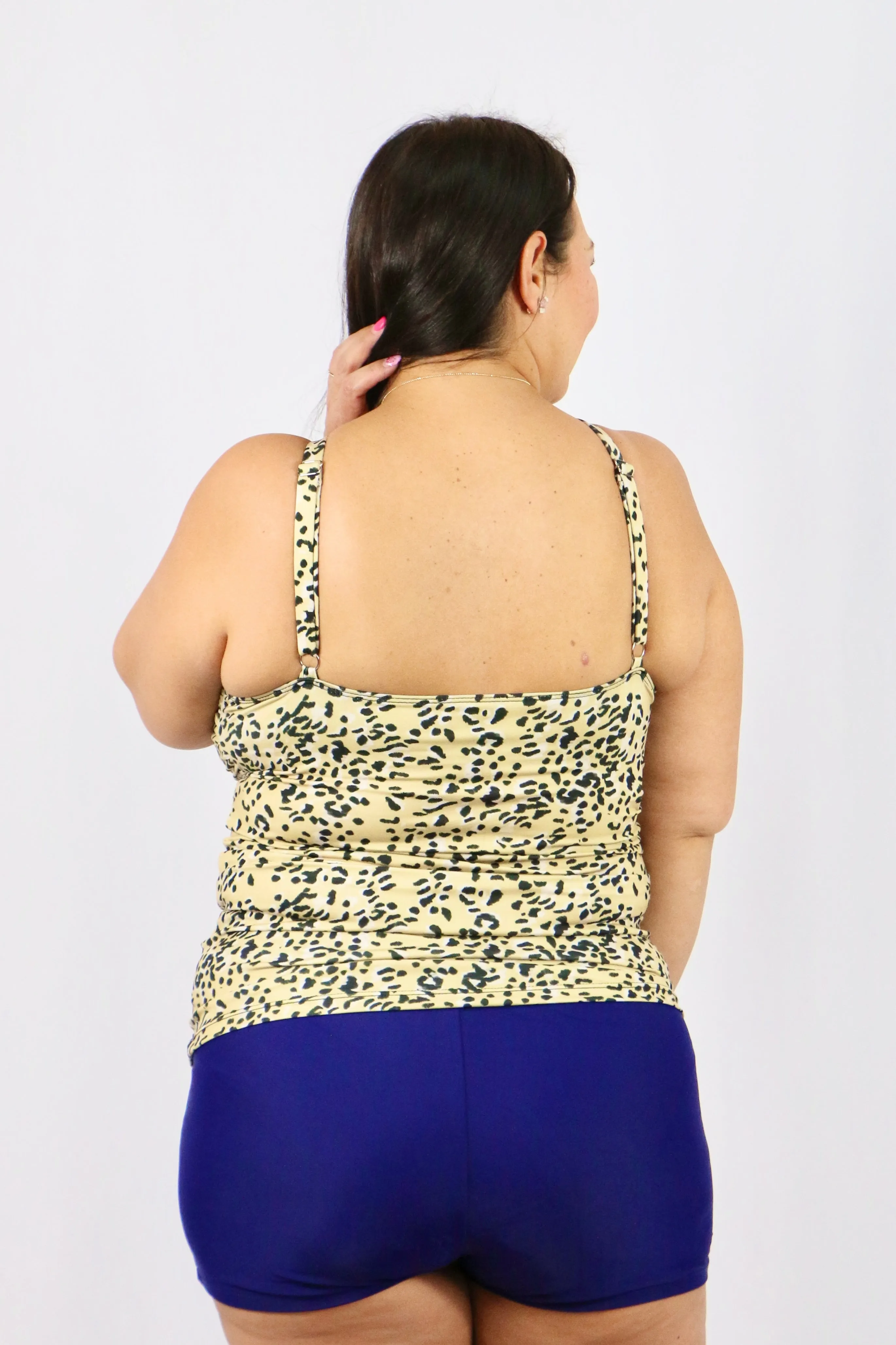 Cheetah High Neck Top