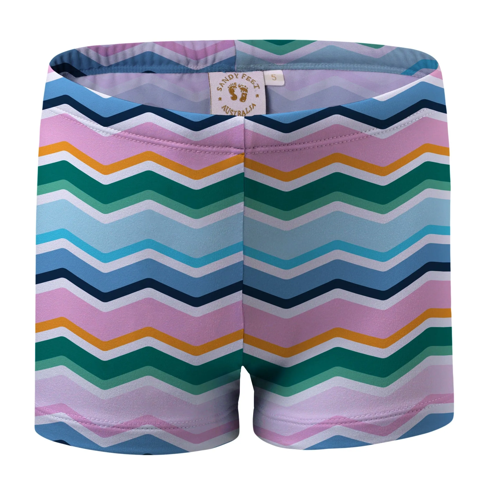 Chevron Wave Swim Shorts