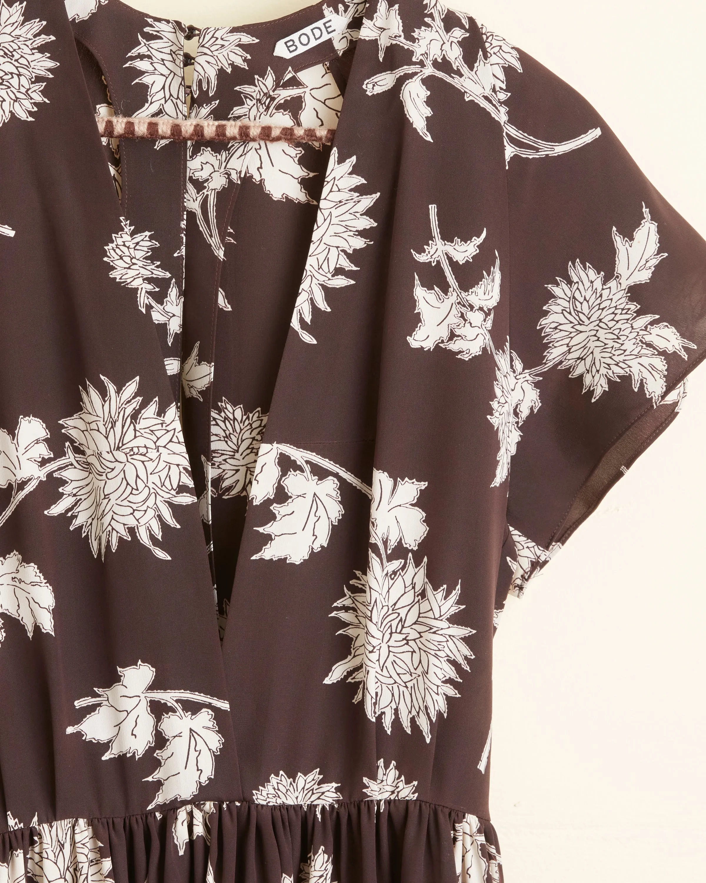 Chrysanthemum Stamp Dress - 4