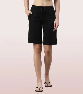 City Shorts | Cotton Knee Length Shorts