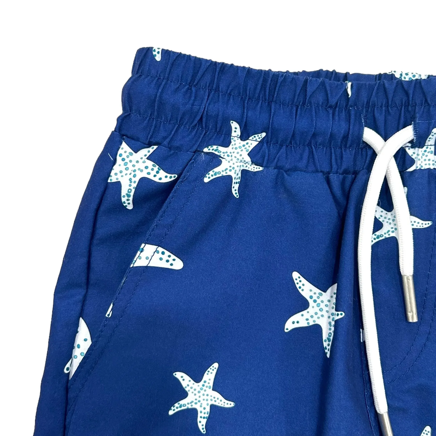 Compression Swim Shorts - Navy Starfish