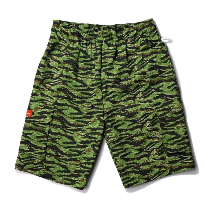 Cookman Chef Short Pants Cargo - Ripstop : Tiger Camo Green