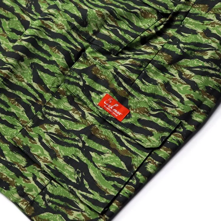 Cookman Chef Short Pants Cargo - Ripstop : Tiger Camo Green