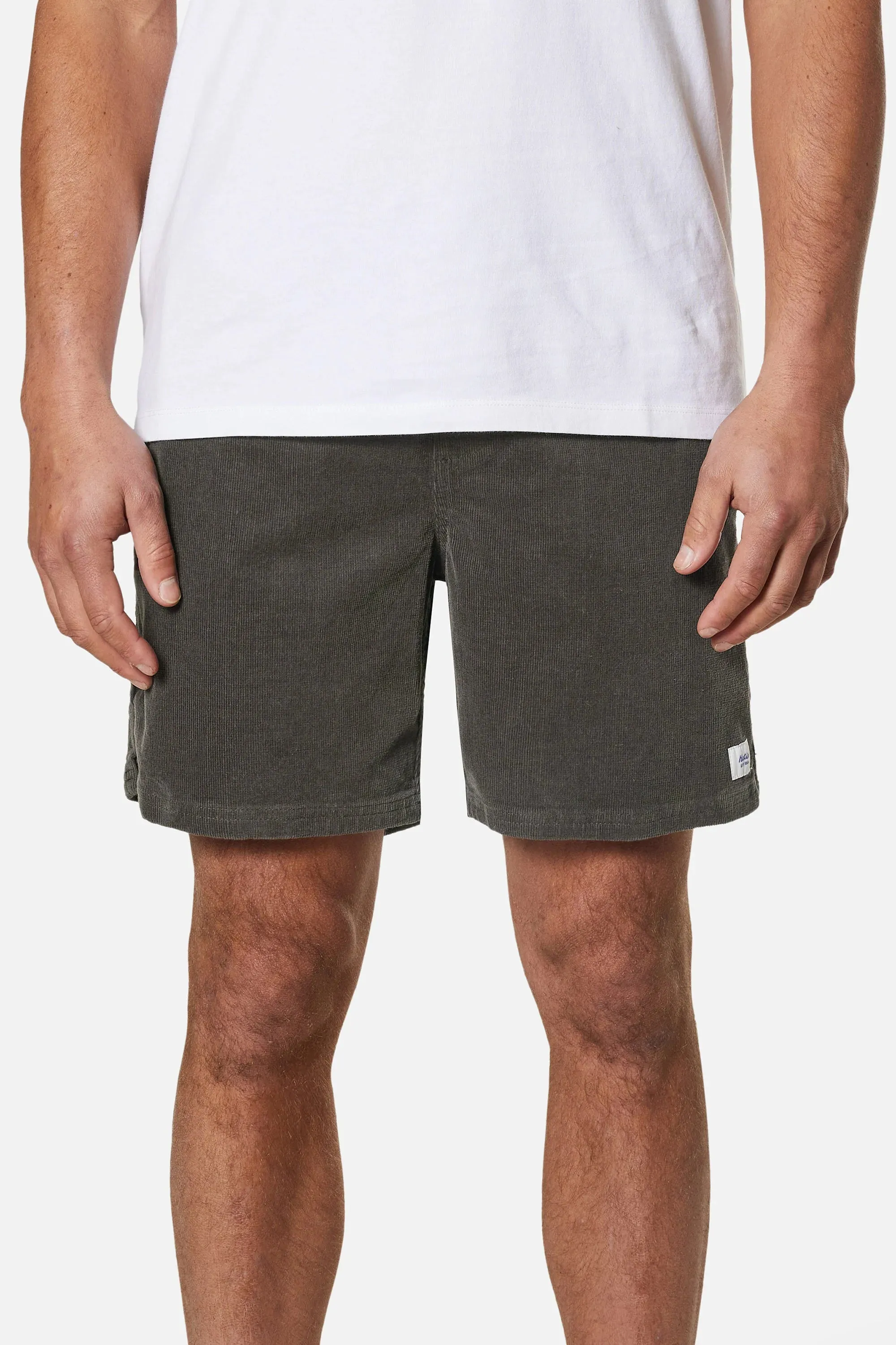 CORD LOCAL SHORT - Black Wash