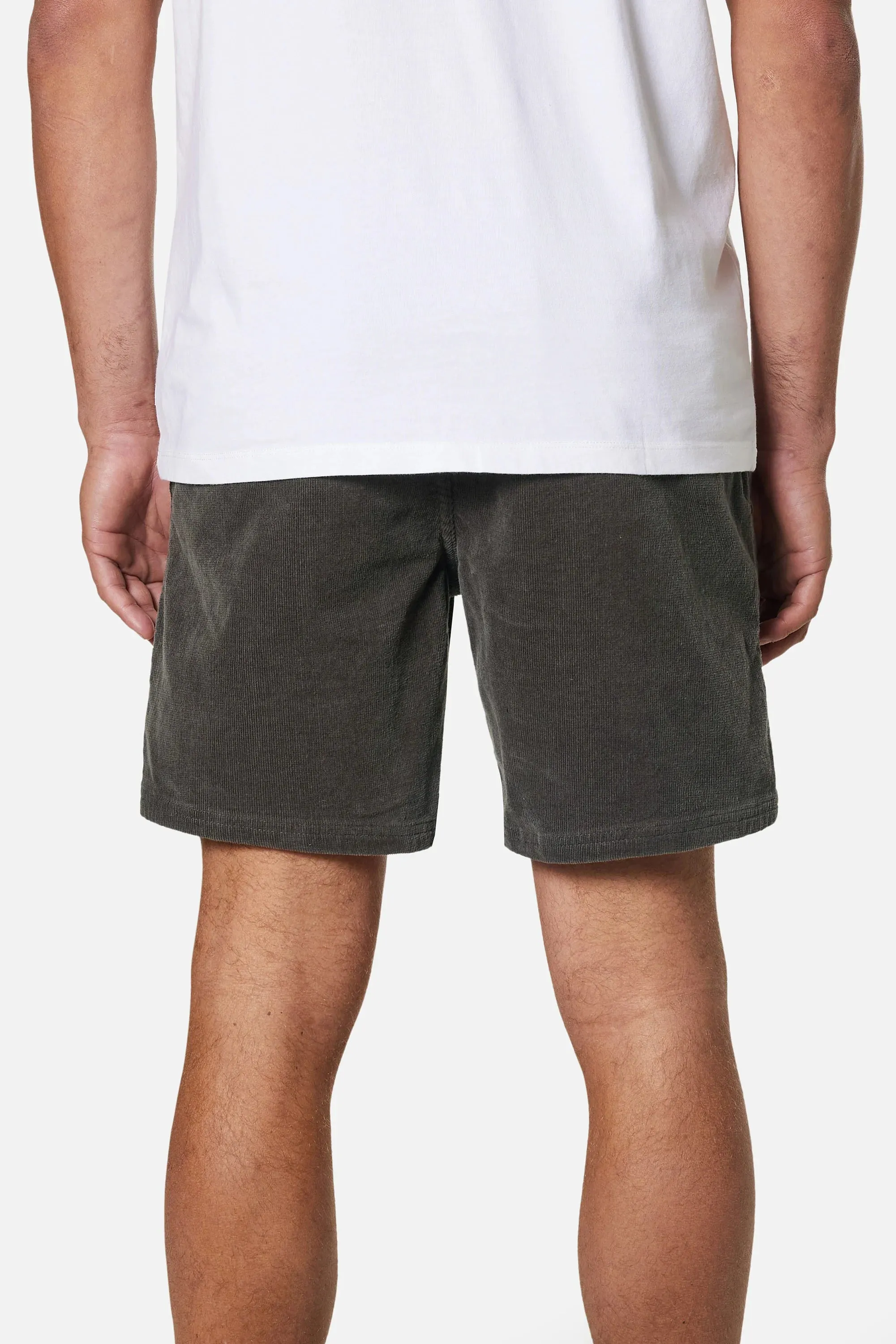 CORD LOCAL SHORT - Black Wash