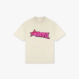 CROYEZ CELESTIAL T-SHIRT - OFF-WHITE/PINK