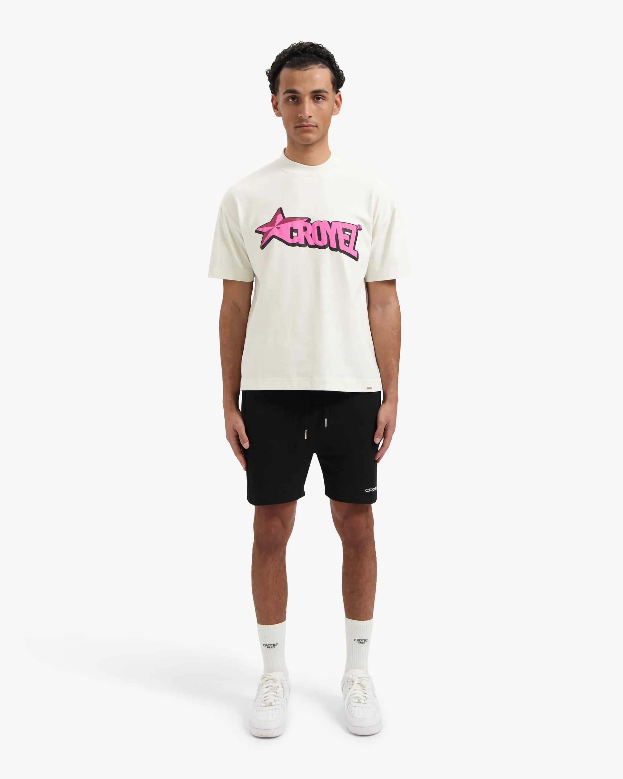 CROYEZ CELESTIAL T-SHIRT - OFF-WHITE/PINK