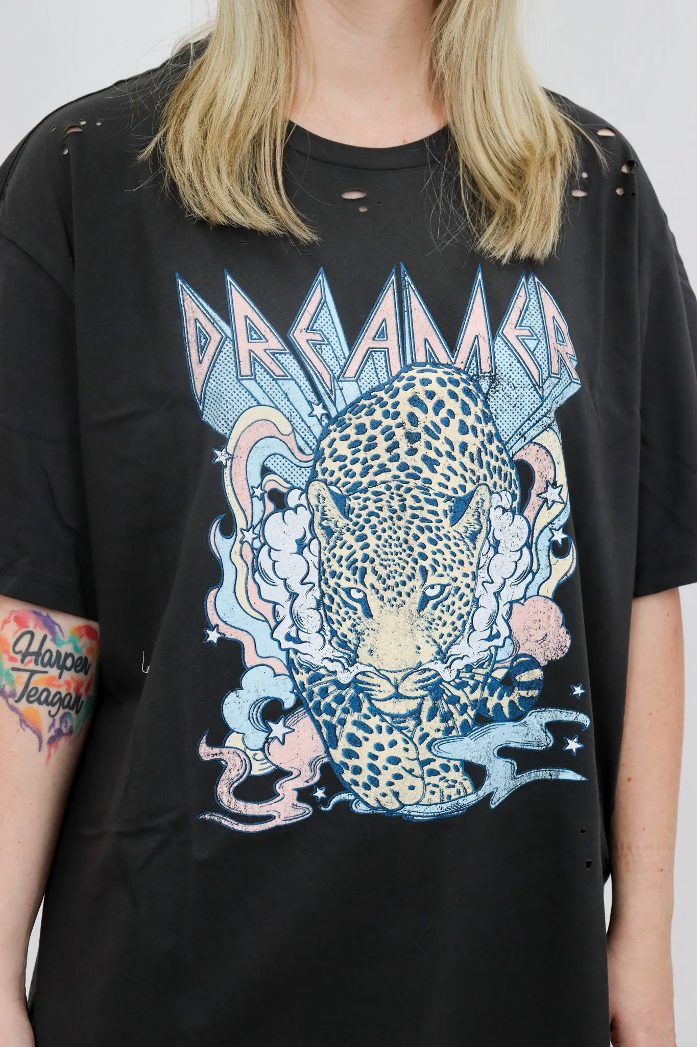 Dreamer Cheetah Graphic Tee