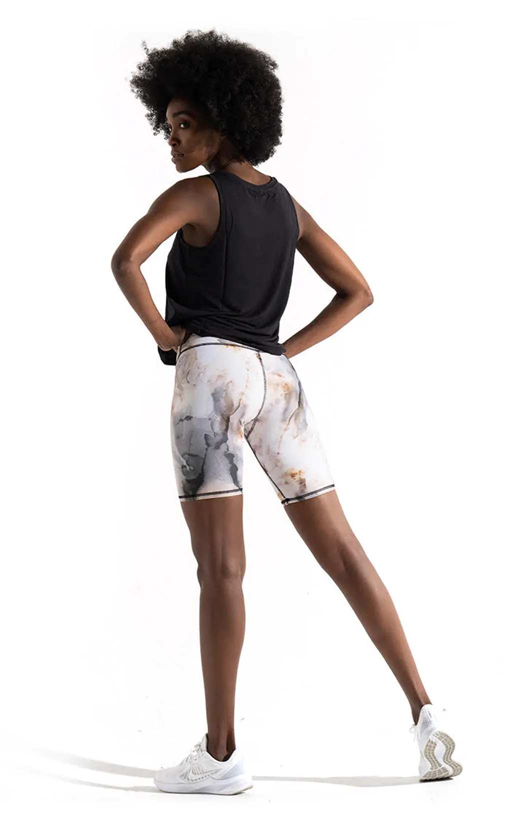 DREAMY DYE BIKE SHORT IN HIGH RISE FIT