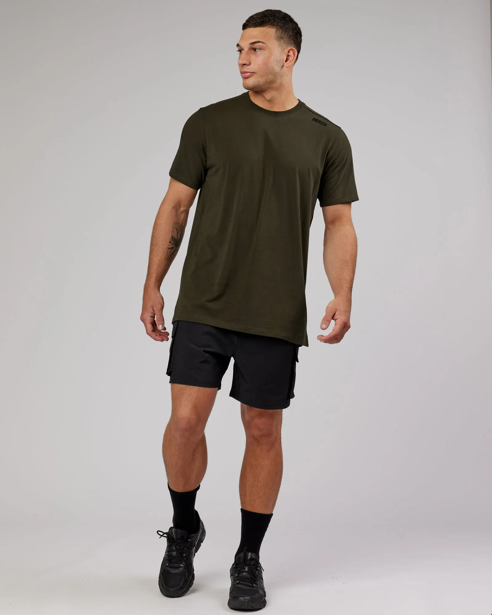 Energy Stretch Performance Cargo Shorts - Black