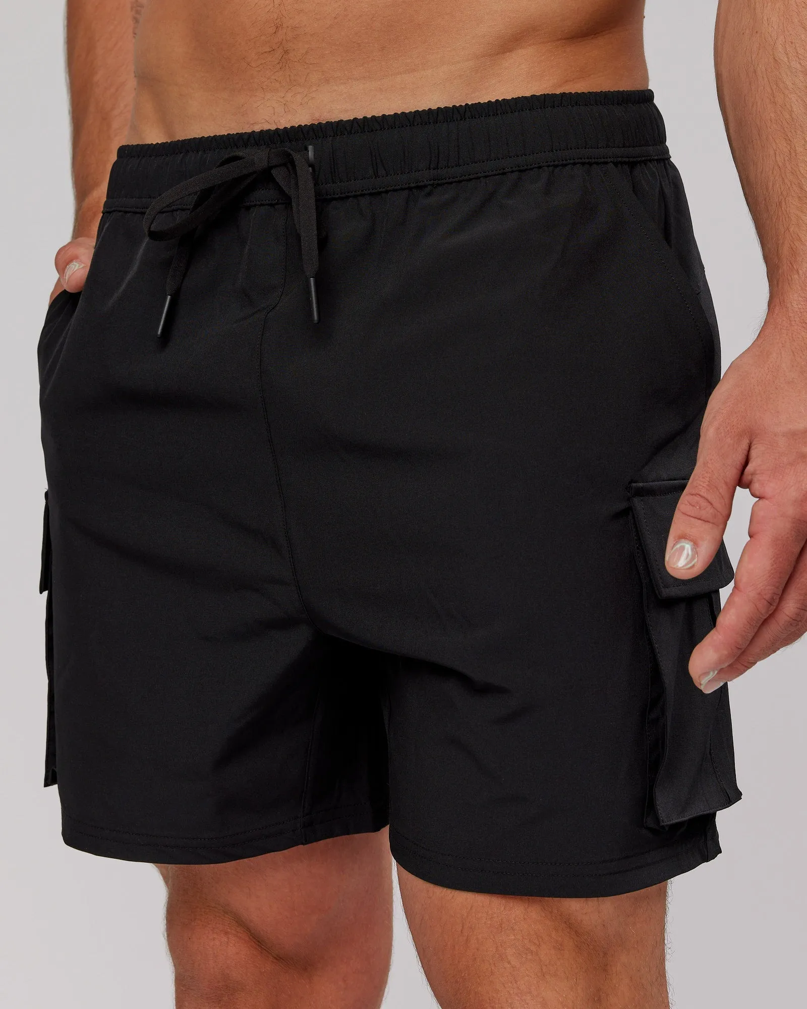 Energy Stretch Performance Cargo Shorts - Black