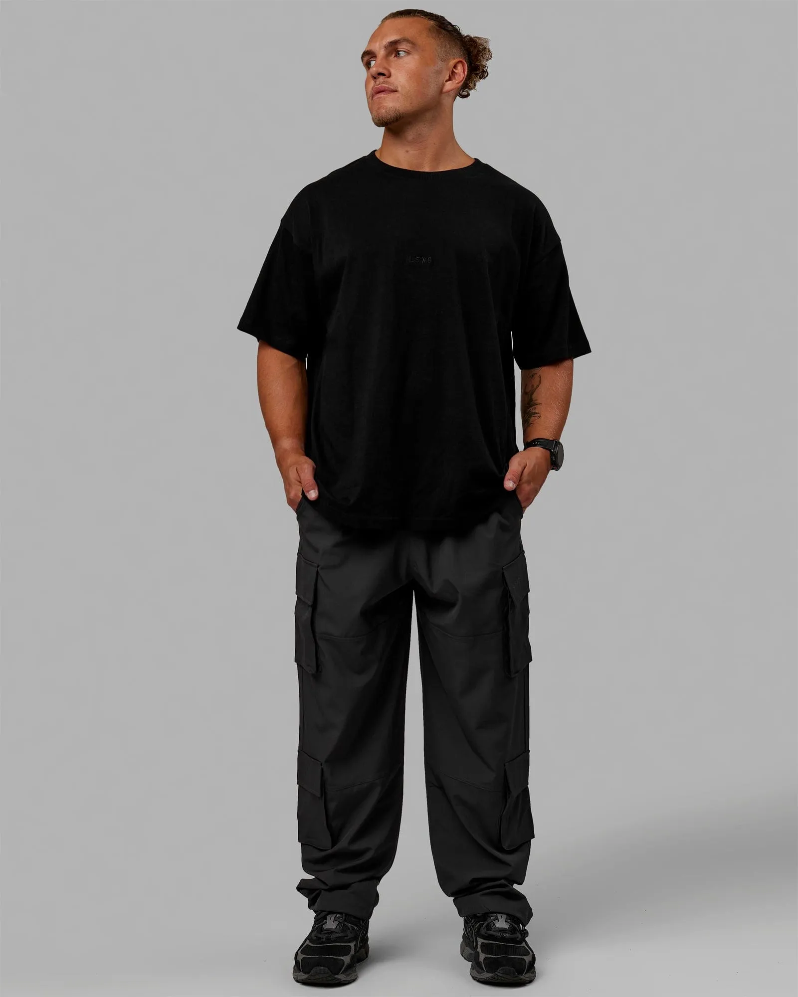 Energy Stretch Relaxed Fit Cargo Pants - Pirate Black